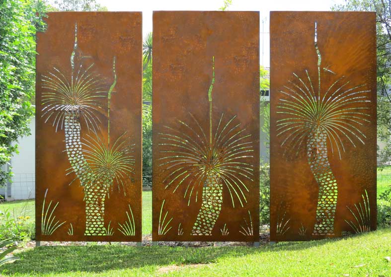 Decorative Laser Cut Metal Screens, Metal Garden Panels Melbourne